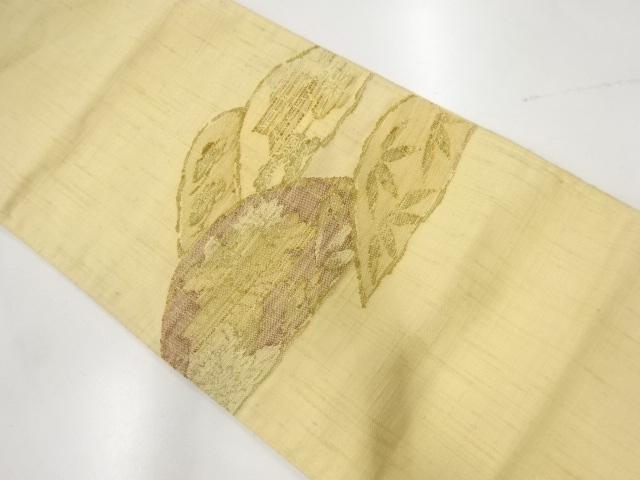 JAPANESE KIMONO / VINTAGE NAGOYA OBI / MAWATA TSUMUGI / WOVEN SYOUTIKUBAI